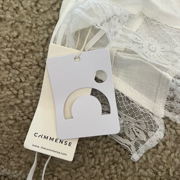 White Lace Crop Top - Picture 6 of 7